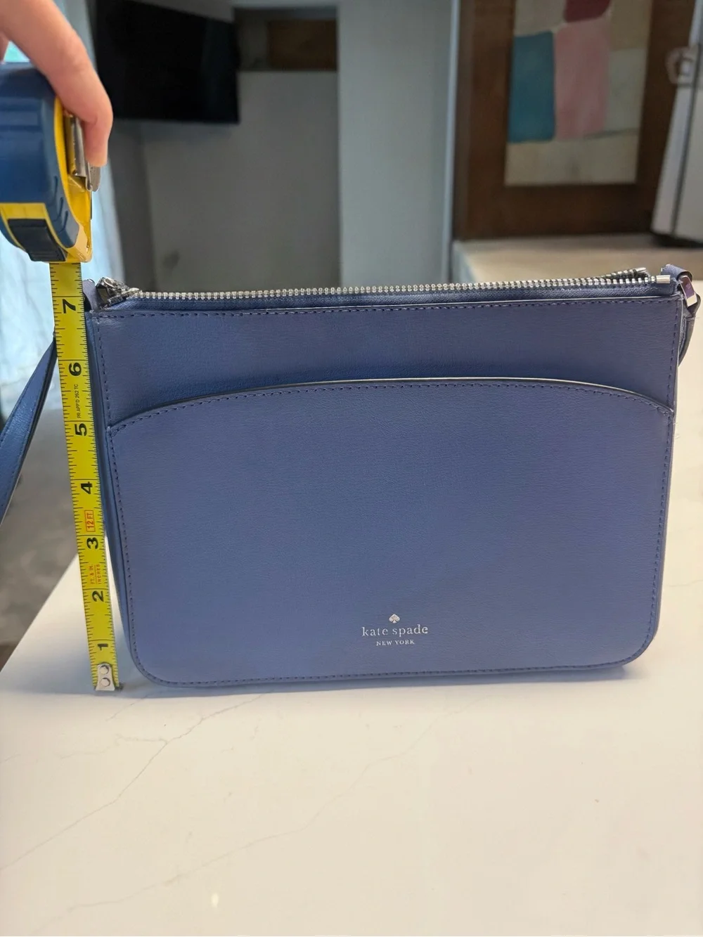 kate spade Lavender Blue Leather Crossbody Bag